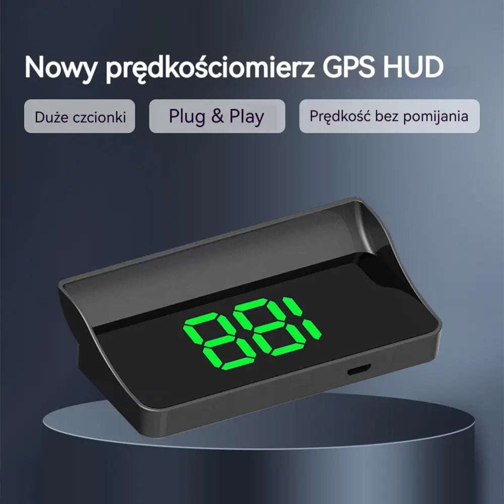 【Szwajcarska wojskowa nawigacja GPS „Unikanie kar”】Nowy prędkościomierz i obrotomierz GPS z wyświetlaczem HUD