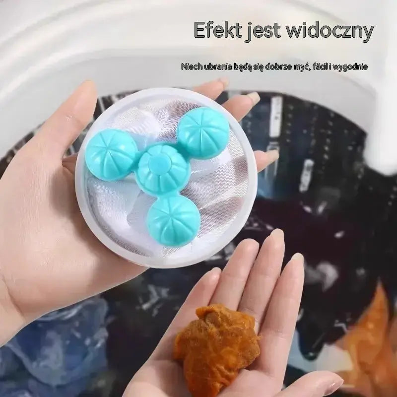 3 sztuki 89zł🎉 Pływające worki na pranie z siatki polarowej