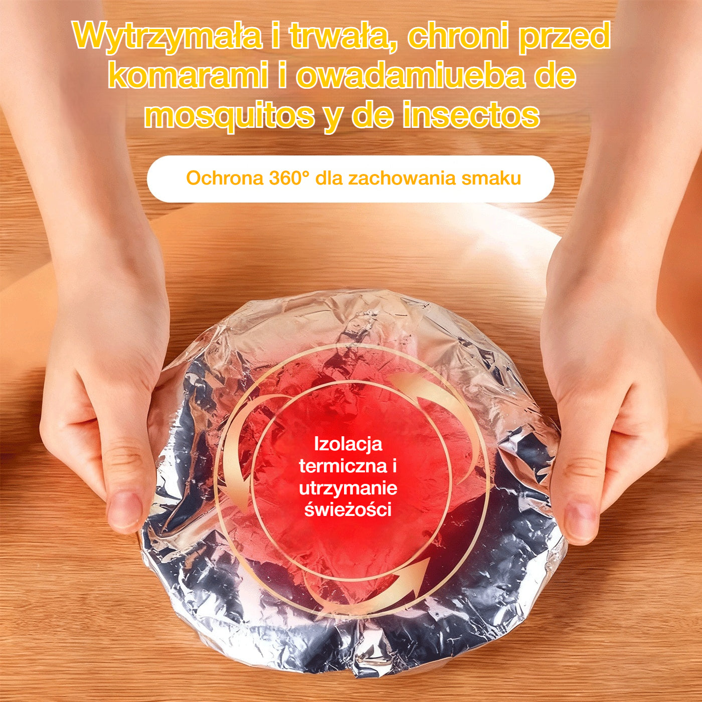 📢📢 Rabat 50%! ⏰ Pokrywki z folii aluminiowej do przechowywania żywności