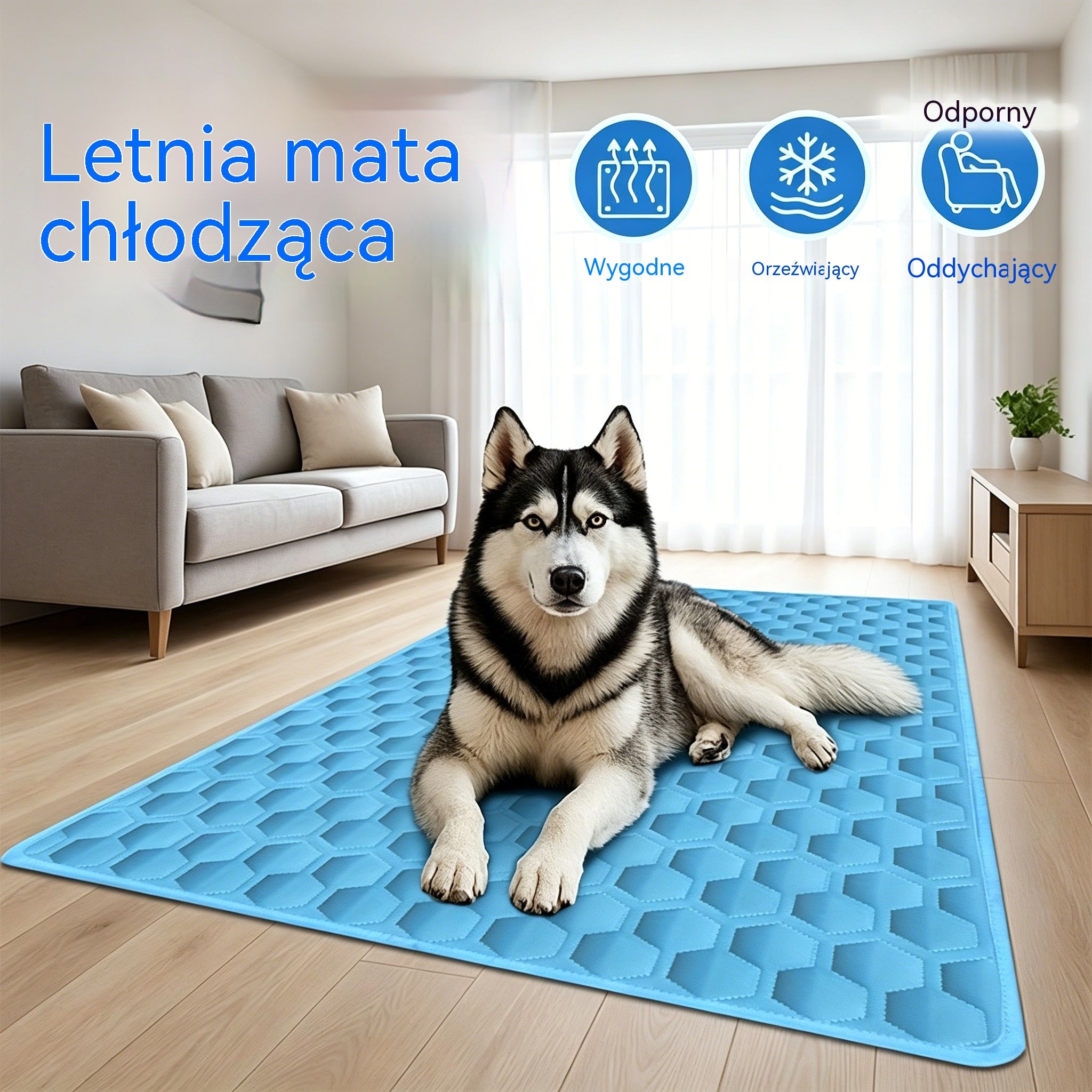 🧊🐱🐶Mata chłodząca dla psów i kotów – ulga, której Twoje zwierzaki potrzebują tego lata