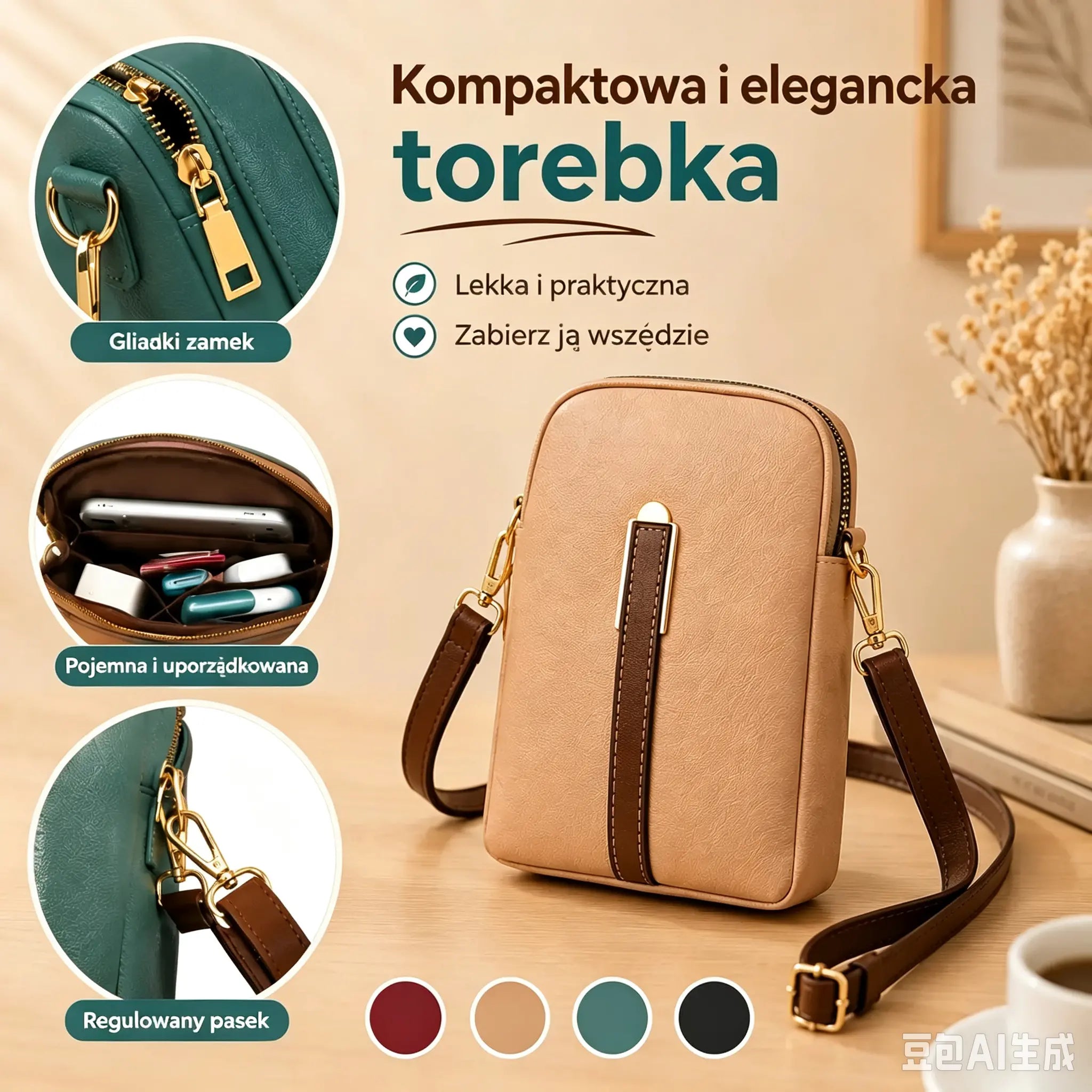 👜Ostatni dzień⏰50% zniżki⏰Modna damska torebka z prawdziwej skóry
