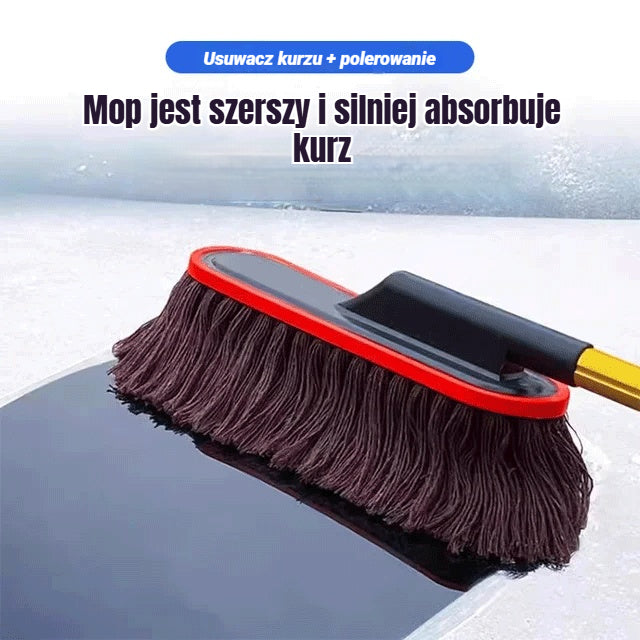 🔥HIT SPRZEDAŻY🔥 Miotełka do samochodu z teleskopową wysuwaną rączką 🚗