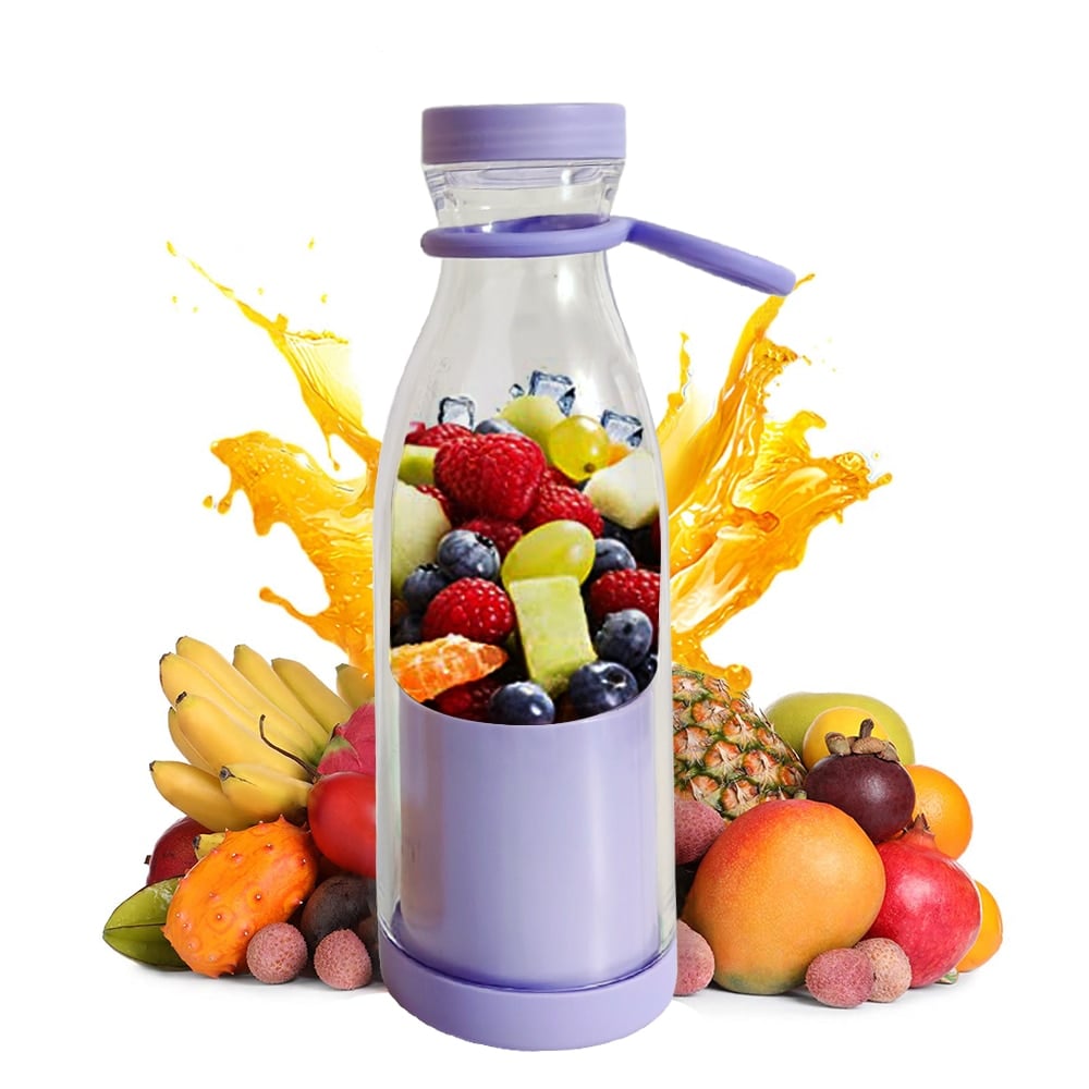 ⚡🍎Bezprzewodowy przenośny blender z USB – zabierz go ze sobą i ciesz się świeżym, zdrowym sokiem owocowo-warzywnym w dowolnym miejscu i czasie.