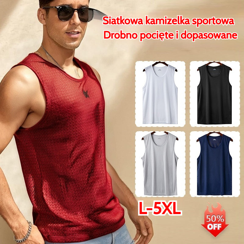 🔥 Kup 1, otrzymaj 1 gratis🔥Męska koszulka casualowa Ice Silk ✅ Lekka, przewiewna i szybko schnąca