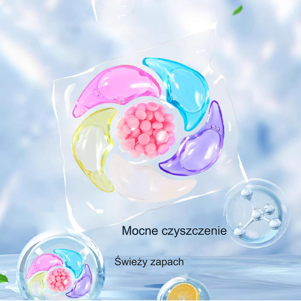 ✨👚【30 szt】✨Kulki zapachowe do prania 6 w 1. Usuwają plamy i pozostawiają zapach, eliminują roztocza i bakterie