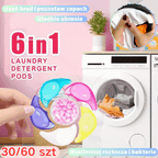 ✨👚【30 szt】✨Kulki zapachowe do prania 6 w 1. Usuwają plamy i pozostawiają zapach, eliminują roztocza i bakterie