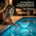☀️🐠 Pływająca lampa basenowa zasilana energią słoneczną z projekcją w kształcie ryby💡💦