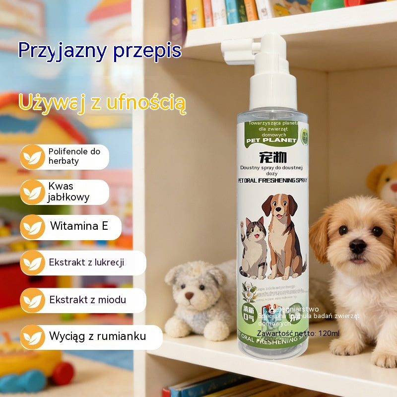 🐱Spray do higieny jamy ustnej zwierząt domowych