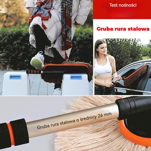 🔥HIT SPRZEDAŻY🔥 Miotełka do samochodu z teleskopową wysuwaną rączką 🚗