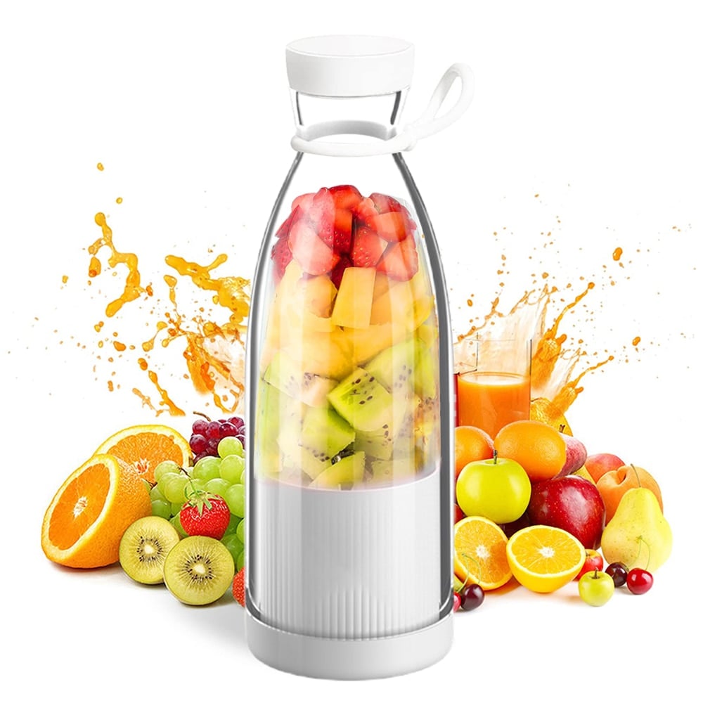 ⚡🍎Bezprzewodowy przenośny blender z USB – zabierz go ze sobą i ciesz się świeżym, zdrowym sokiem owocowo-warzywnym w dowolnym miejscu i czasie.