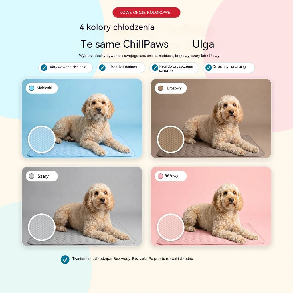 🧊🐱🐶Mata chłodząca dla psów i kotów – ulga, której Twoje zwierzaki potrzebują tego lata