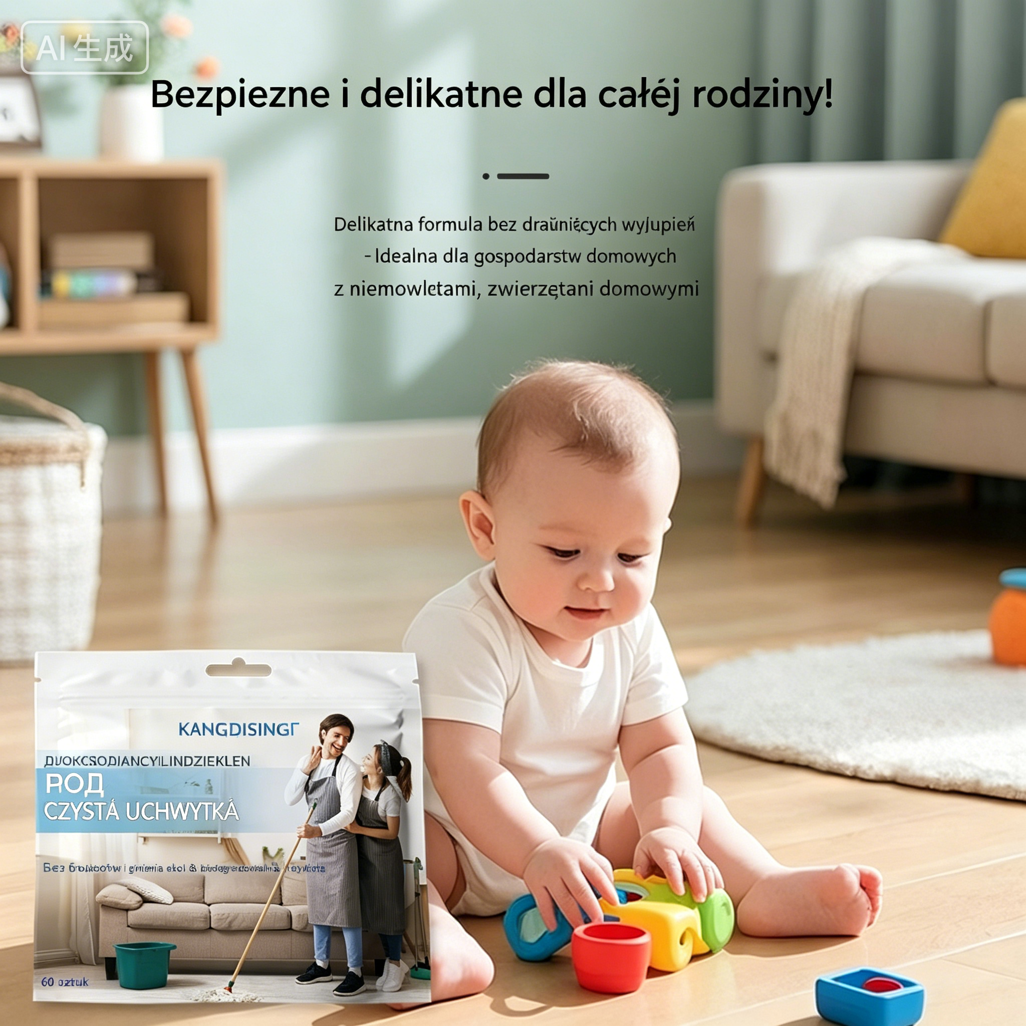 🧹✨ 【4 opakowania – 240 tabletek】Antybakteryjne i dezodorujące wielofunkcyjne tabletki czyszczące