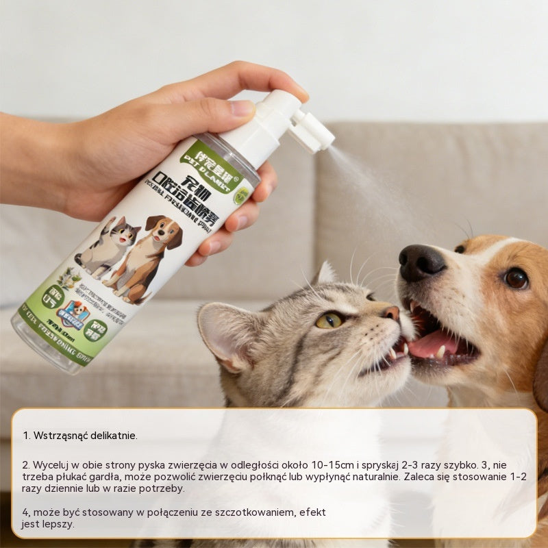 🐱Spray do higieny jamy ustnej zwierząt domowych