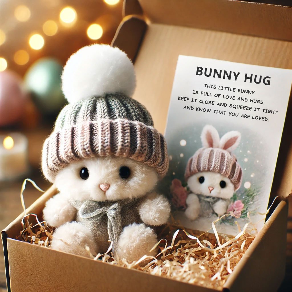 🔥🎉Oferta ograniczona czasowo - 45% zniżki🐇 Miniaturowy przytulaśny króliczek, ręcznie robiony, uroczy prezent