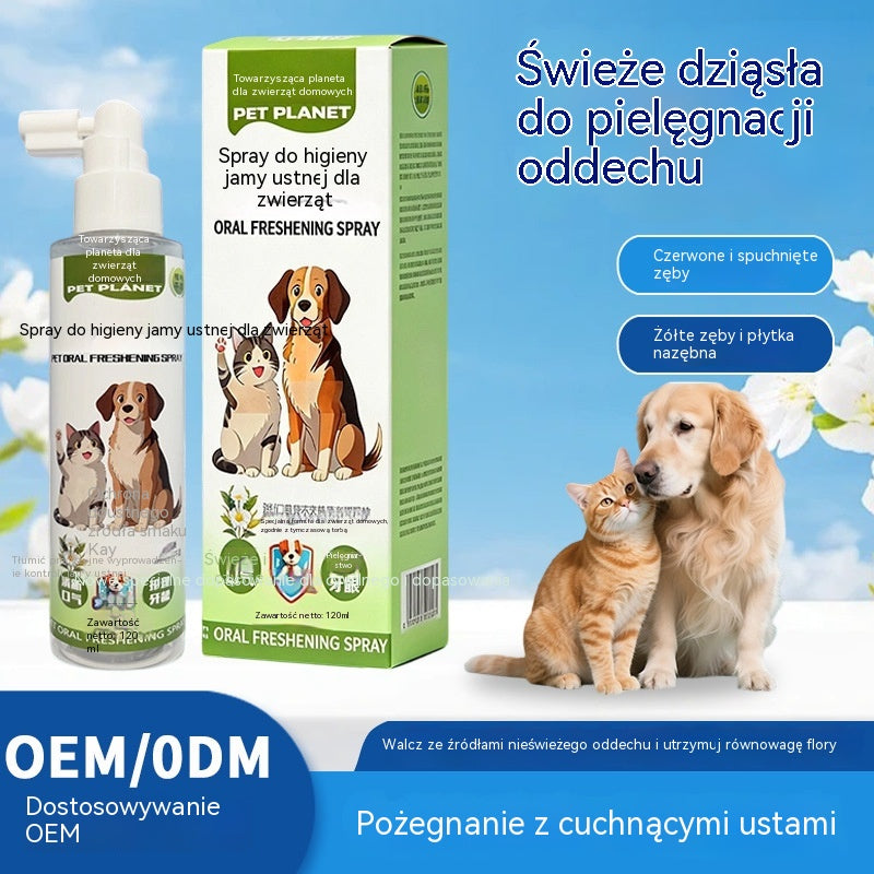 🐱Spray do higieny jamy ustnej zwierząt domowych