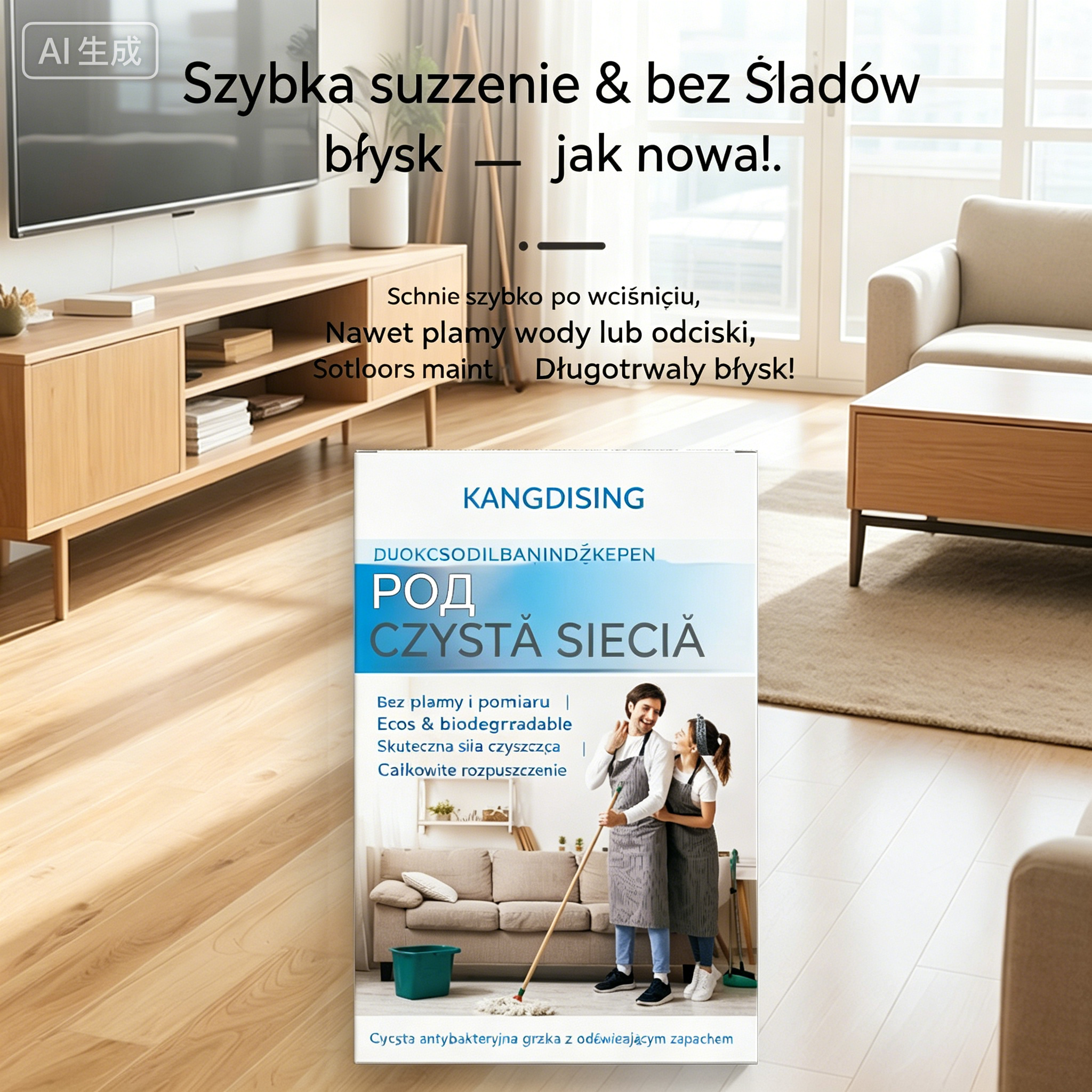 🧹✨ 【4 opakowania – 240 tabletek】Antybakteryjne i dezodorujące wielofunkcyjne tabletki czyszczące