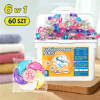 ✨👚【30 szt】✨Kulki zapachowe do prania 6 w 1. Usuwają plamy i pozostawiają zapach, eliminują roztocza i bakterie
