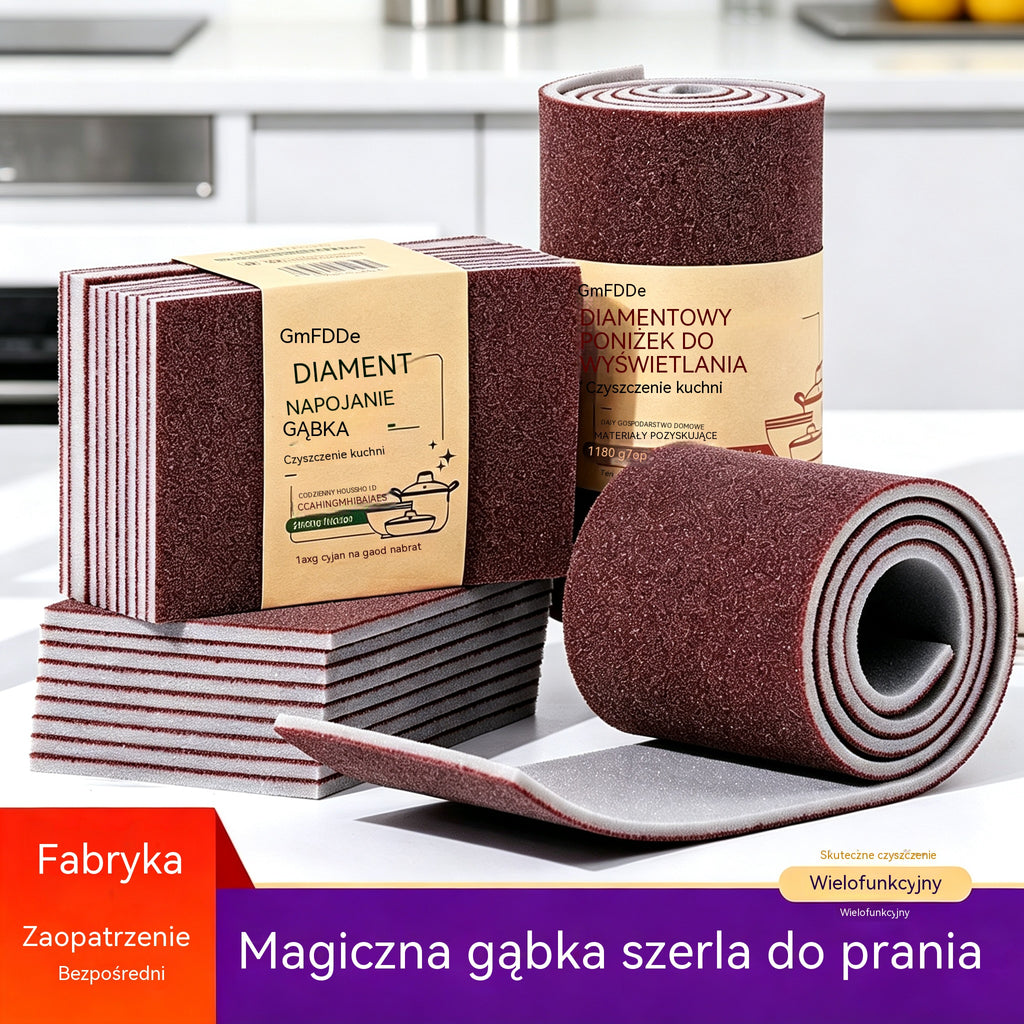 【Opakowanie 20 sztuk】Dwustronna gąbka ścierna, mocna i wielofunkcyjna do czyszczenia