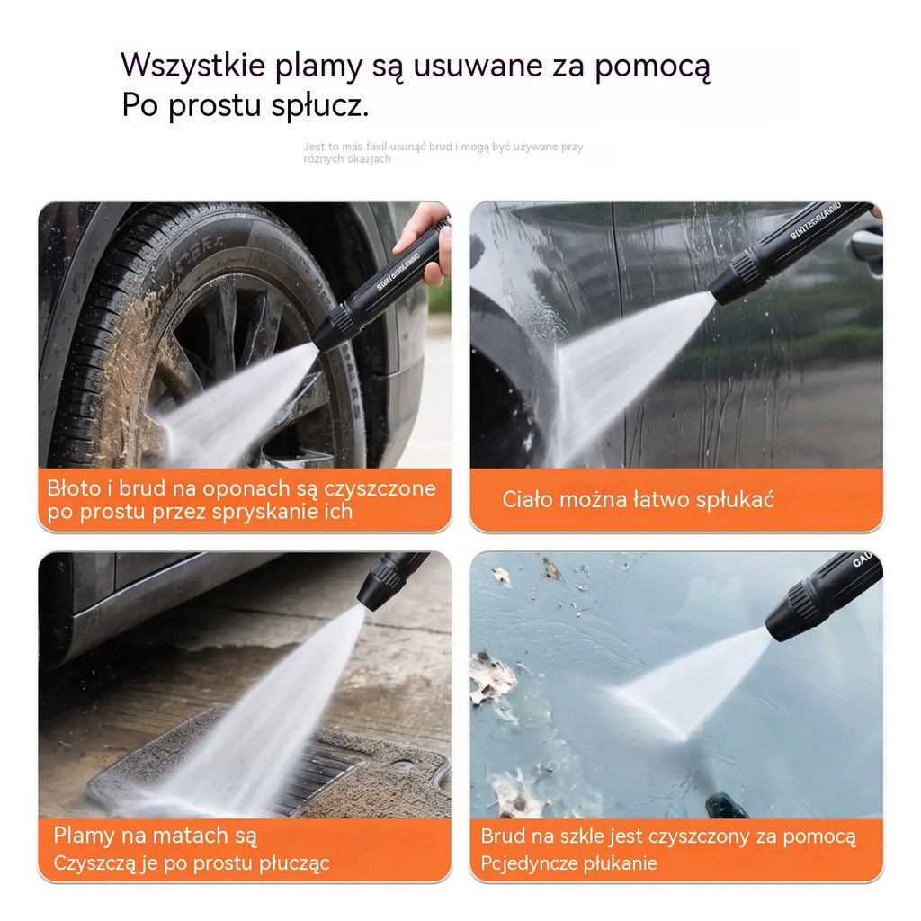 Ostatni dzień z 55% zniżką: 【2 sztuki 89 zł】Pistolet natryskowy wysokociśnieniowy do użytku domowego