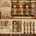 🎁Ostatni dzień: Skorzystaj z 50% zniżki! 🧵 Miniaturowy zestaw patchworkowy z serii Miniature World.
