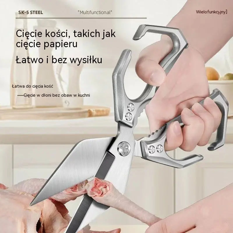 🍗✂️Wielofunkcyjne, wytrzymałe nożyczki kuchenne💯Krojenie mięsa i kości