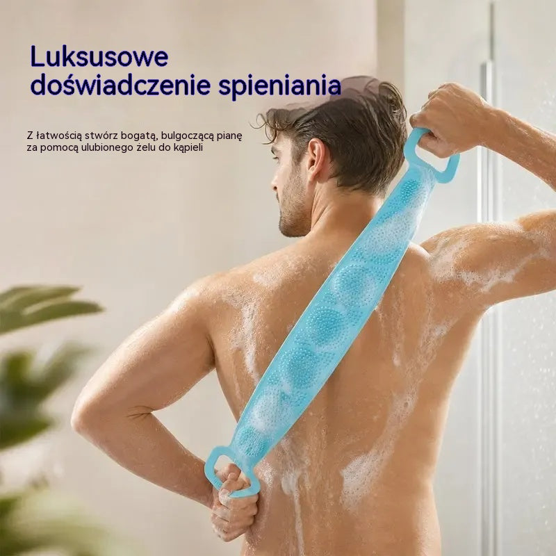 Opakowanie 4 silikonowych ręczników kąpielowych po 99 zł: Bezbolesny peeling dla gładkiej skóry! ✨💙
