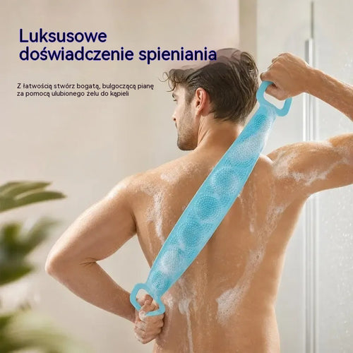 Opakowanie 4 silikonowych ręczników kąpielowych po 99 zł: Bezbolesny peeling dla gładkiej skóry! ✨💙